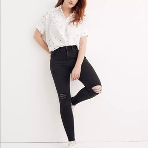 Madewell 9” High Rise Skinny Jeans